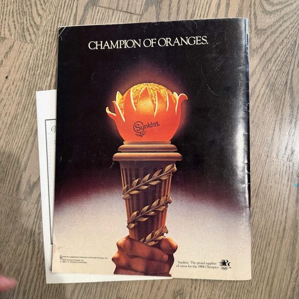 1984 Olympic Soccer Program‎ - Stanford Stadium - US Vs Costa Rica